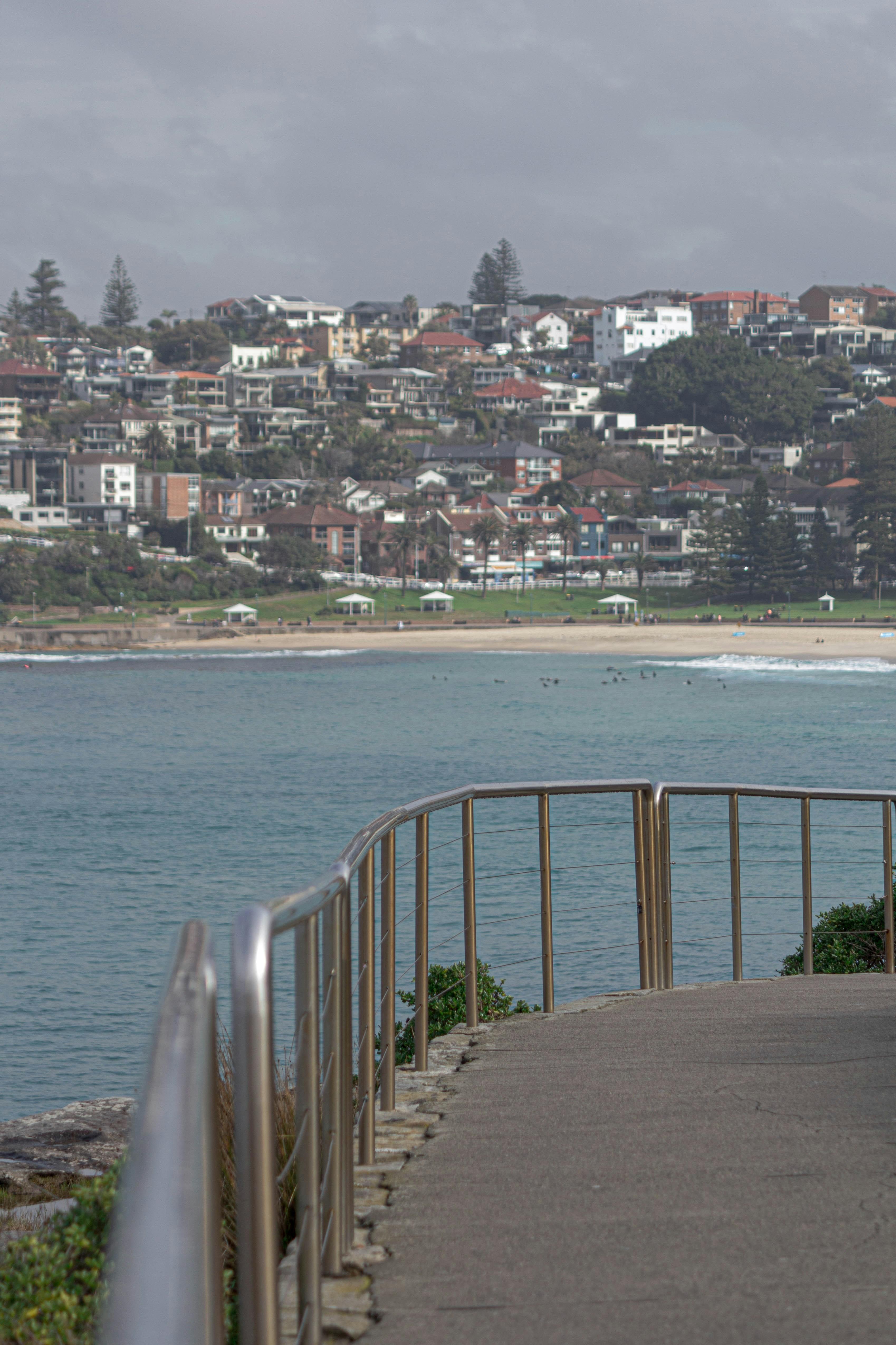 Coastal hiking trail at Crystal Cove State Park with ocean views