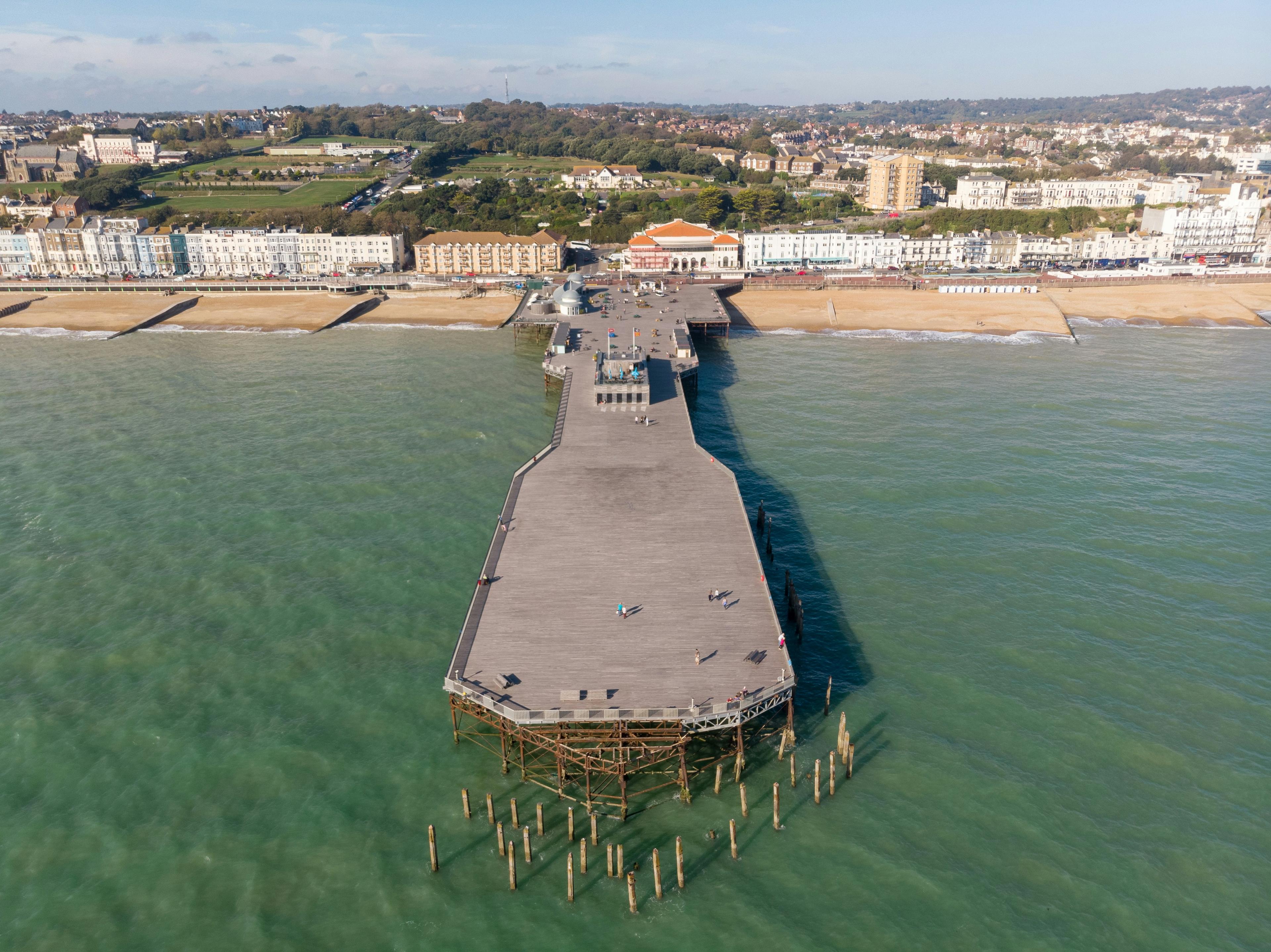 Balboa Beach Newport Beach with the historic Balboa Pier extending into the ocean