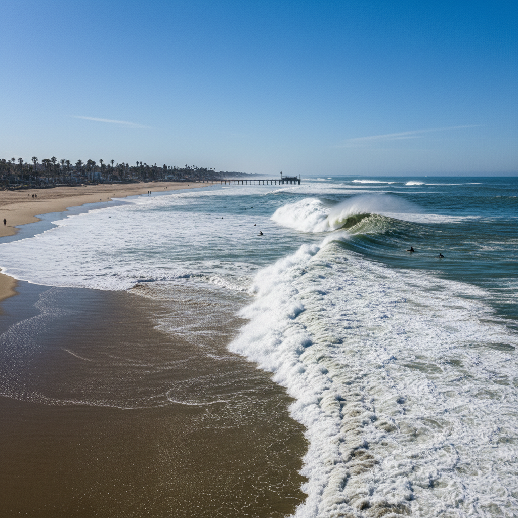 Newport Beach local tips — Balboa Peninsula beach at golden hour