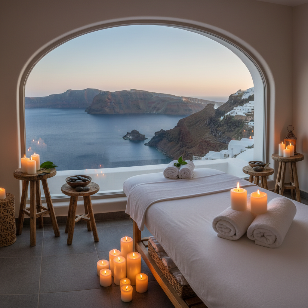 Luxury spa treatment room at Newport Beach resort