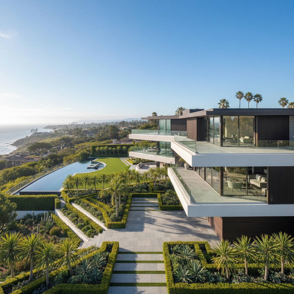 Famous Newport Beach waterfront homes and architecture