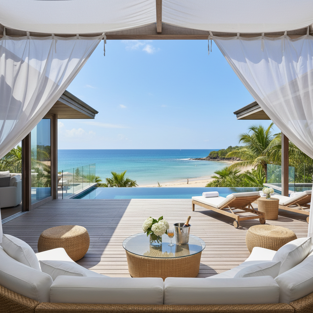 Luxury Newport Beach resort with ocean views and infinity pool