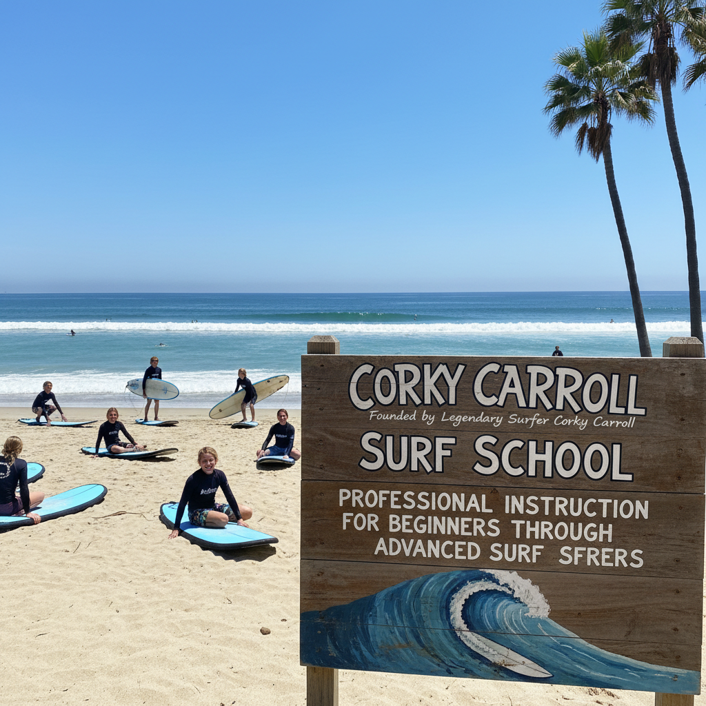 Corky Carroll's Surf School — surf-lessons in Newport Beach