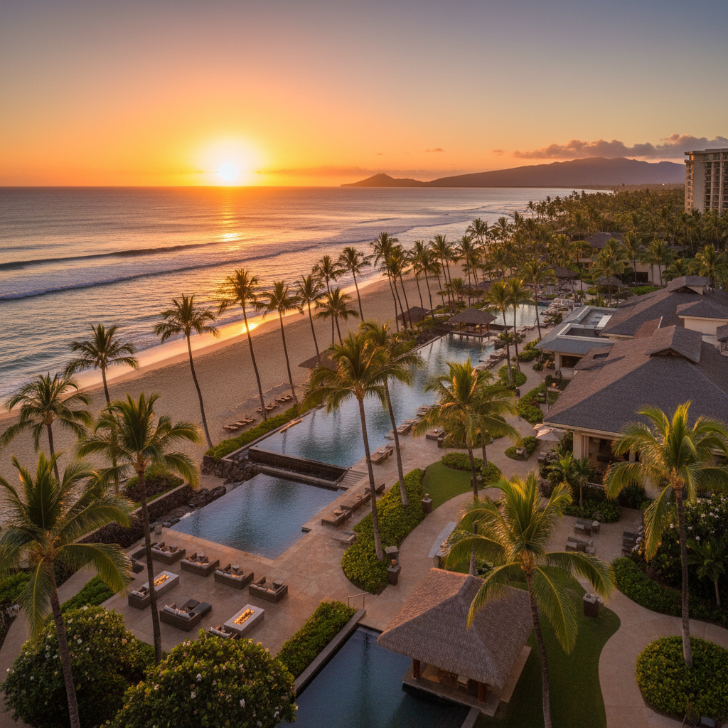 Luxury resort with ocean views in Newport Beach